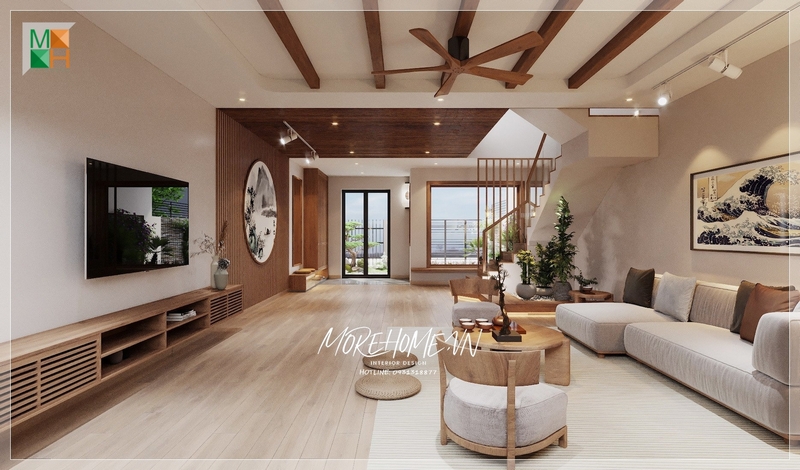 Tranh canvas treo tường phong cách nhật tô điểm ấn tượng cho không gian mang nét cá tính, truyền thống riêng.