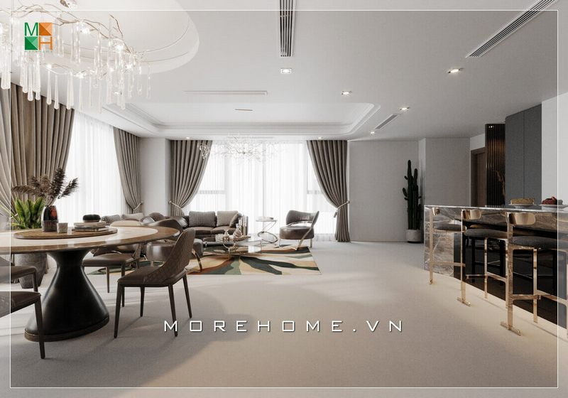 Mẫu thiết kế nội thất khách sạn hiện đại và liền mạch sang trọng và ấn tượng.